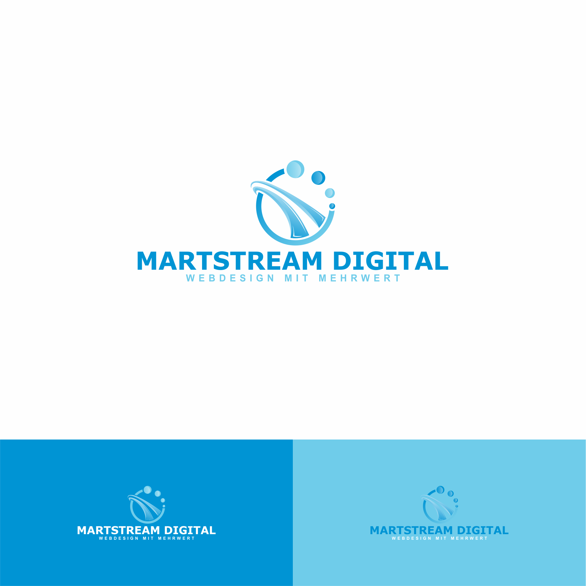 Logo Design by alitjuara for Martstream Digital Gmbh | Design #29224553