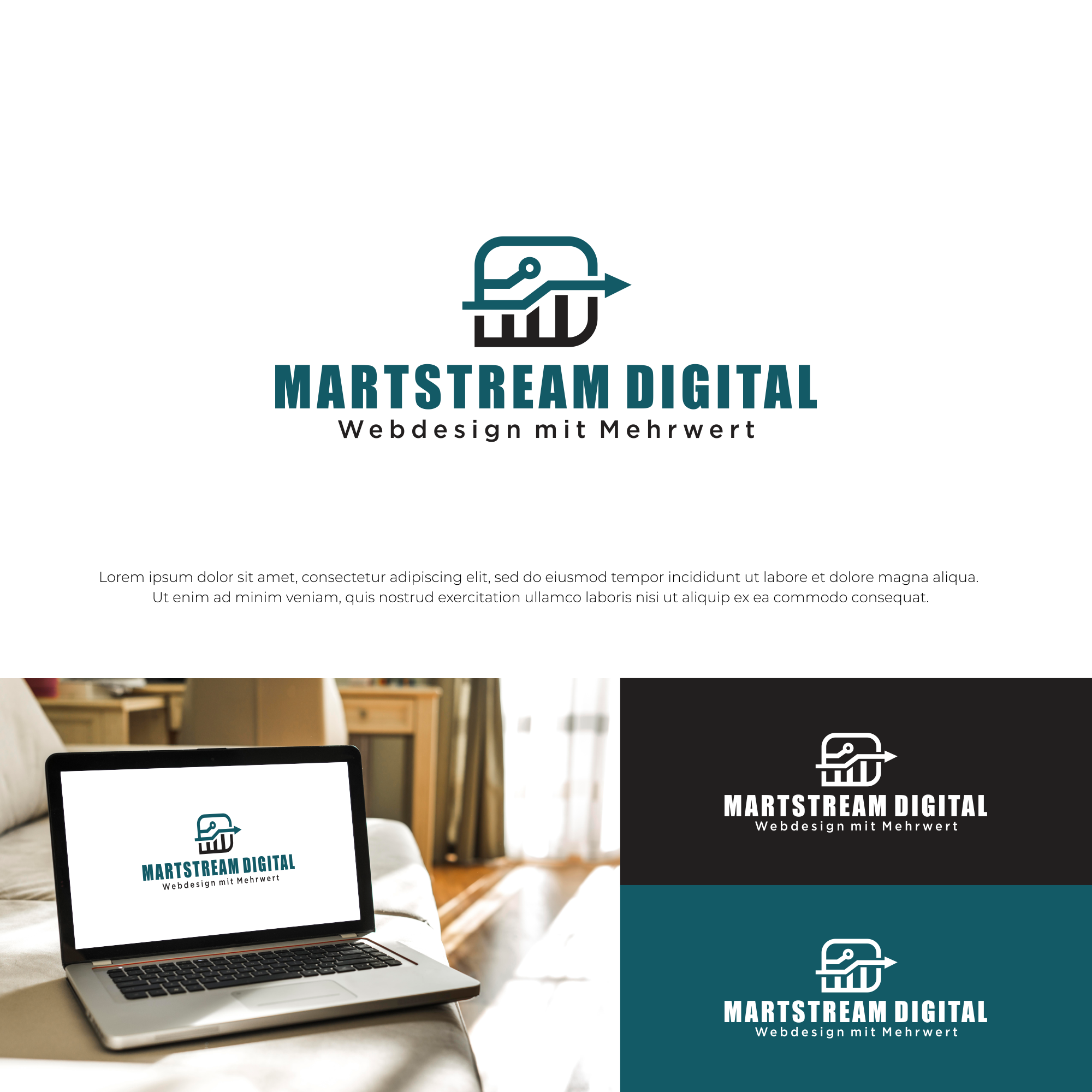 Logo Design by alitjuara for Martstream Digital Gmbh | Design #29229925