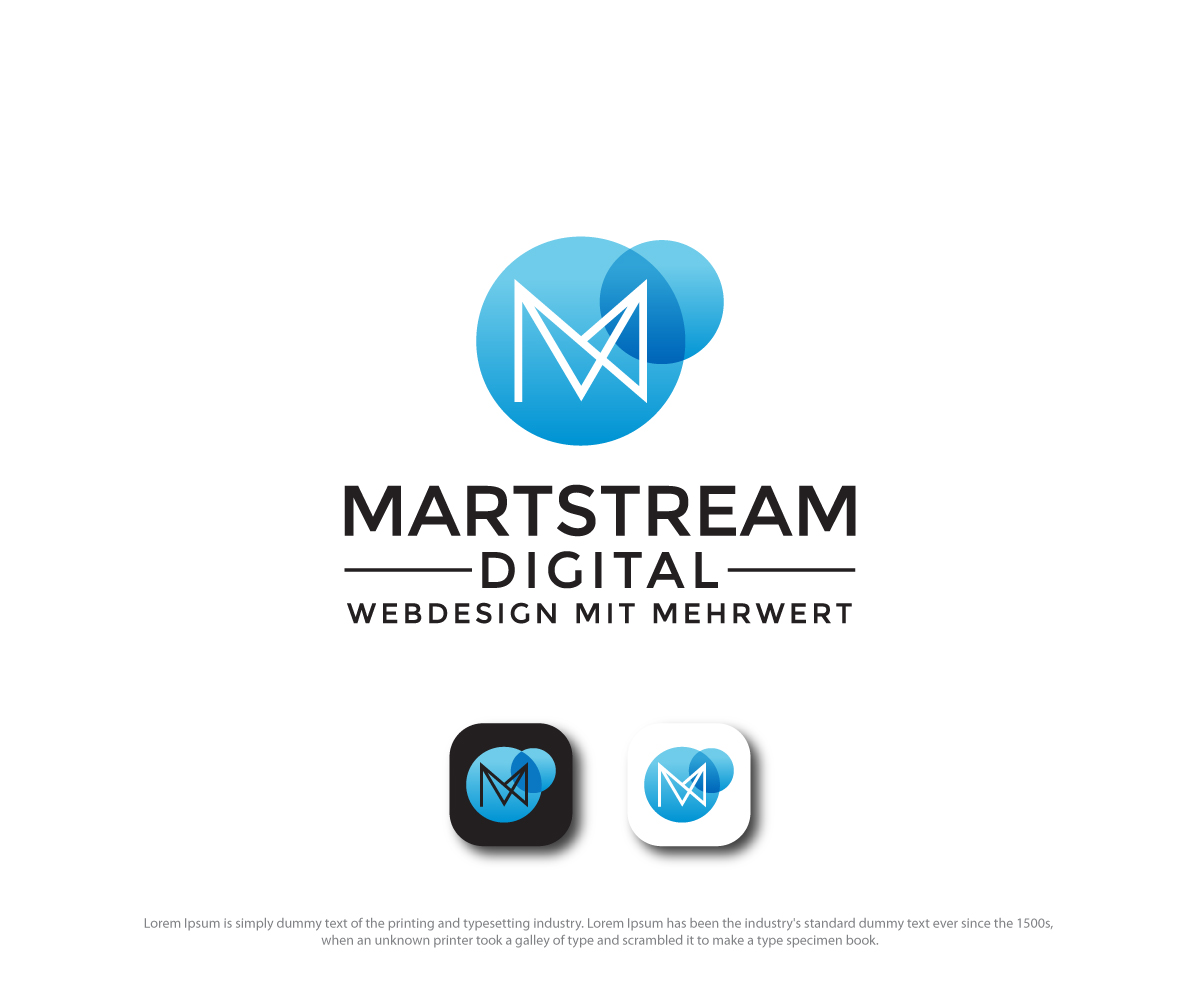 Logo Design by ecorokerz for Martstream Digital Gmbh | Design #29209654