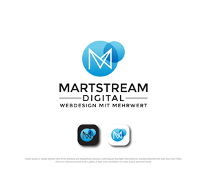 Logo Design by ecorokerz for Martstream Digital Gmbh | Design: #29209654