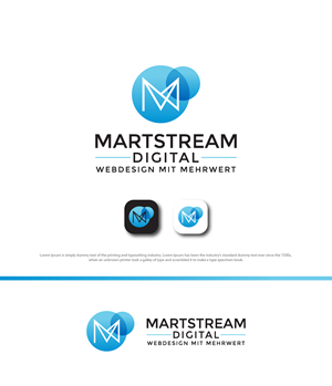 Logo Design by ecorokerz for Martstream Digital Gmbh | Design: #29221920