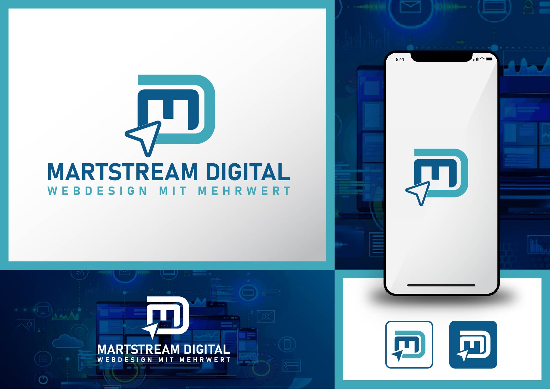 Logo Design by Mario 11 for Martstream Digital Gmbh | Design #29205194