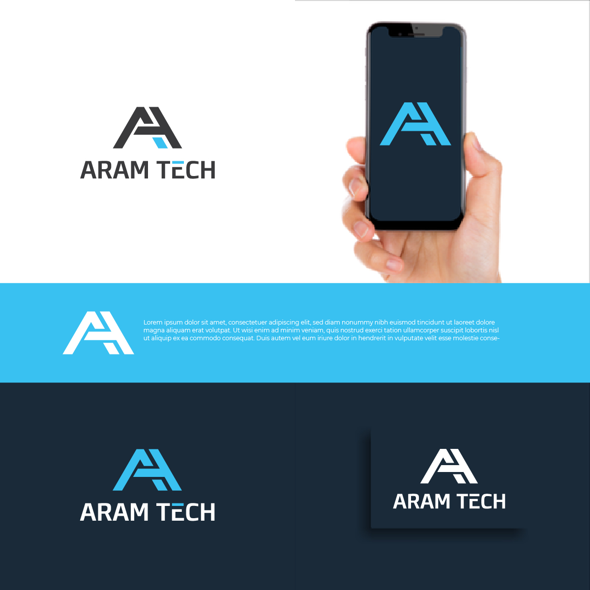 Logo Design by logomaker63 for Aram Tech Business Solutions | Design #29220338