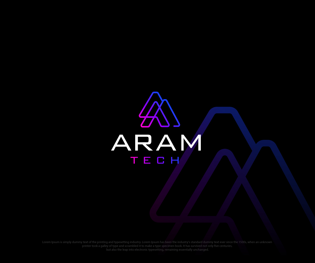 Logo Design by ecorokerz for Aram Tech Business Solutions | Design #29209401