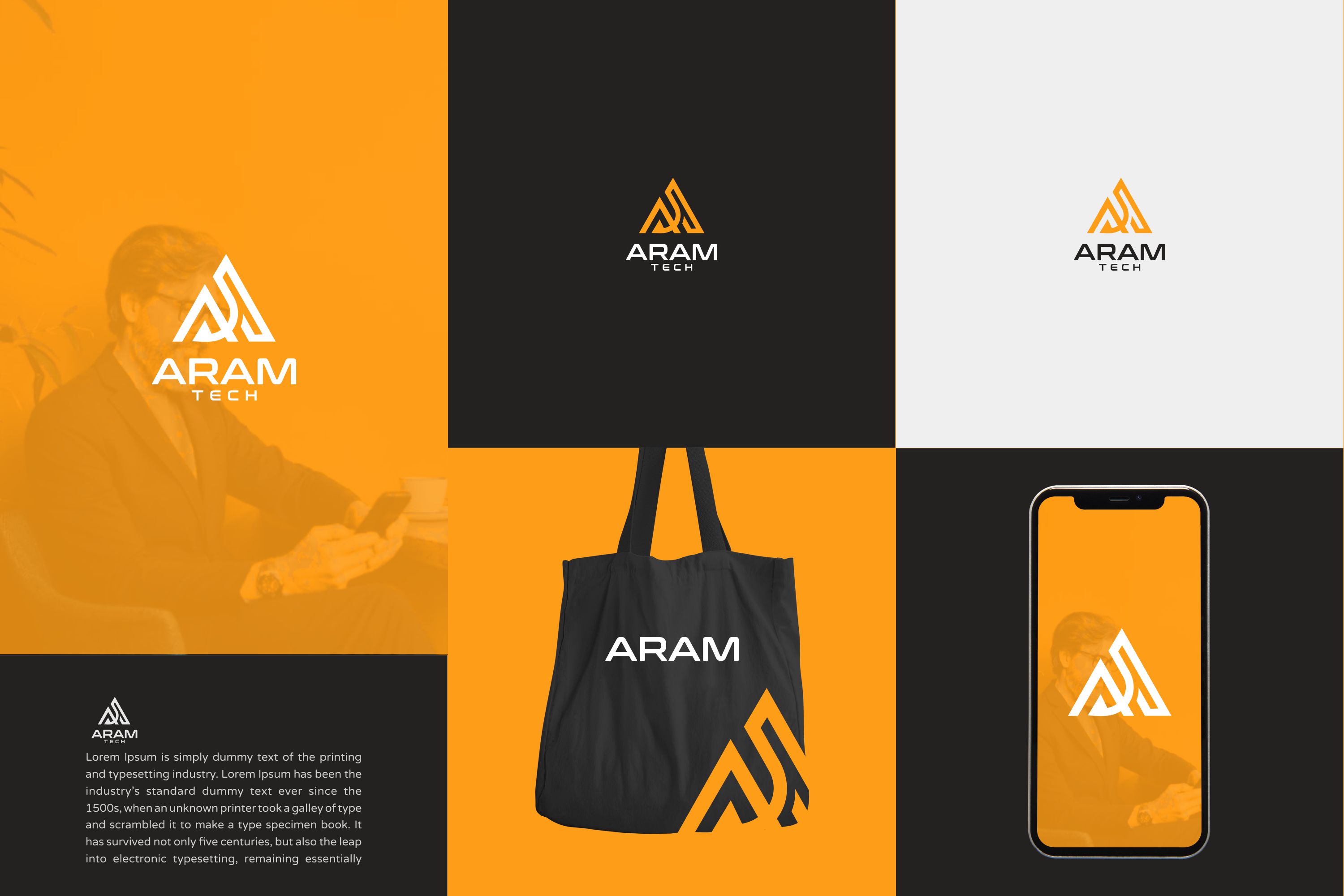 Logo Design by SigmaStudio for Aram Tech Business Solutions | Design: #29224286