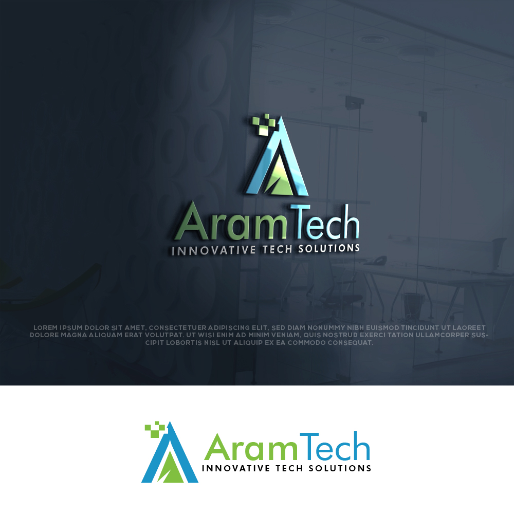 Logo Design by AlphabetZero.co.uk for Aram Tech Business Solutions | Design #29242271