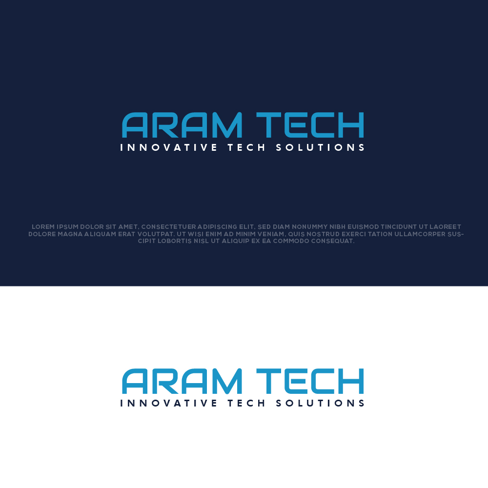 Logo Design by AlphabetZero.co.uk for Aram Tech Business Solutions | Design #29242493