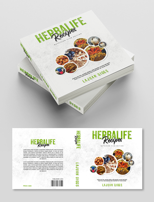 Recipes book cover | Diseño de portada de libro por Graphic Storm