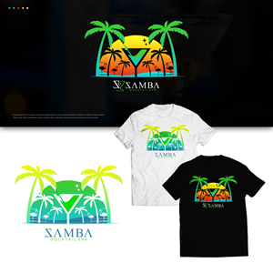 Fancy Tropical Shirt Merchandise Cocktailbar | T-Shirt-Design von JR Studios