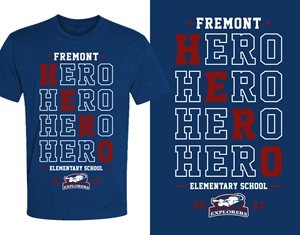 Elementary School Spirit Wear that incorporates our school colors/spirit | T-Shirt-Design von OR-PiXEL STUDIO ™