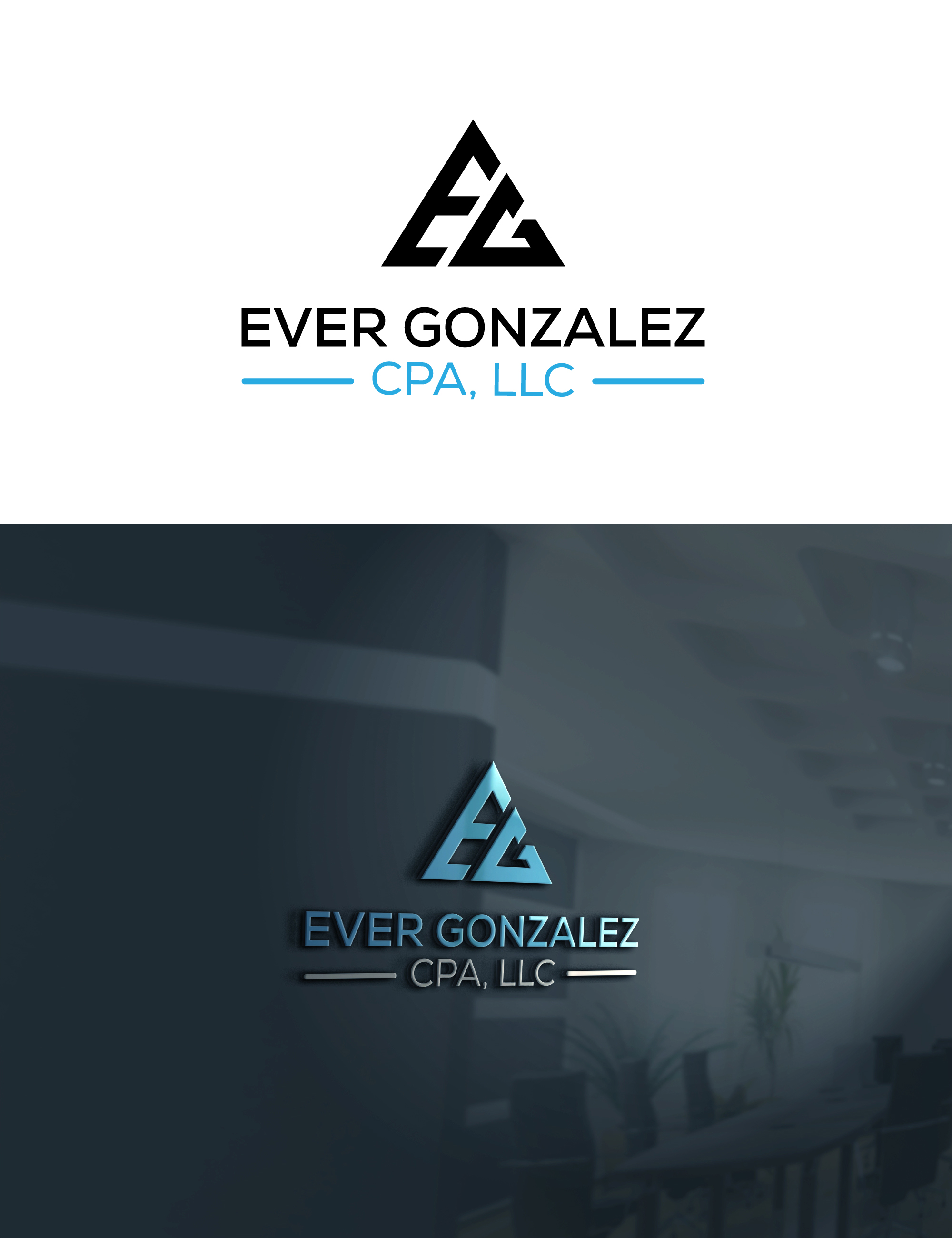 Logo Design by Visionary Creations for Ever Gonzalez, CPA, LLC | Design #29216828