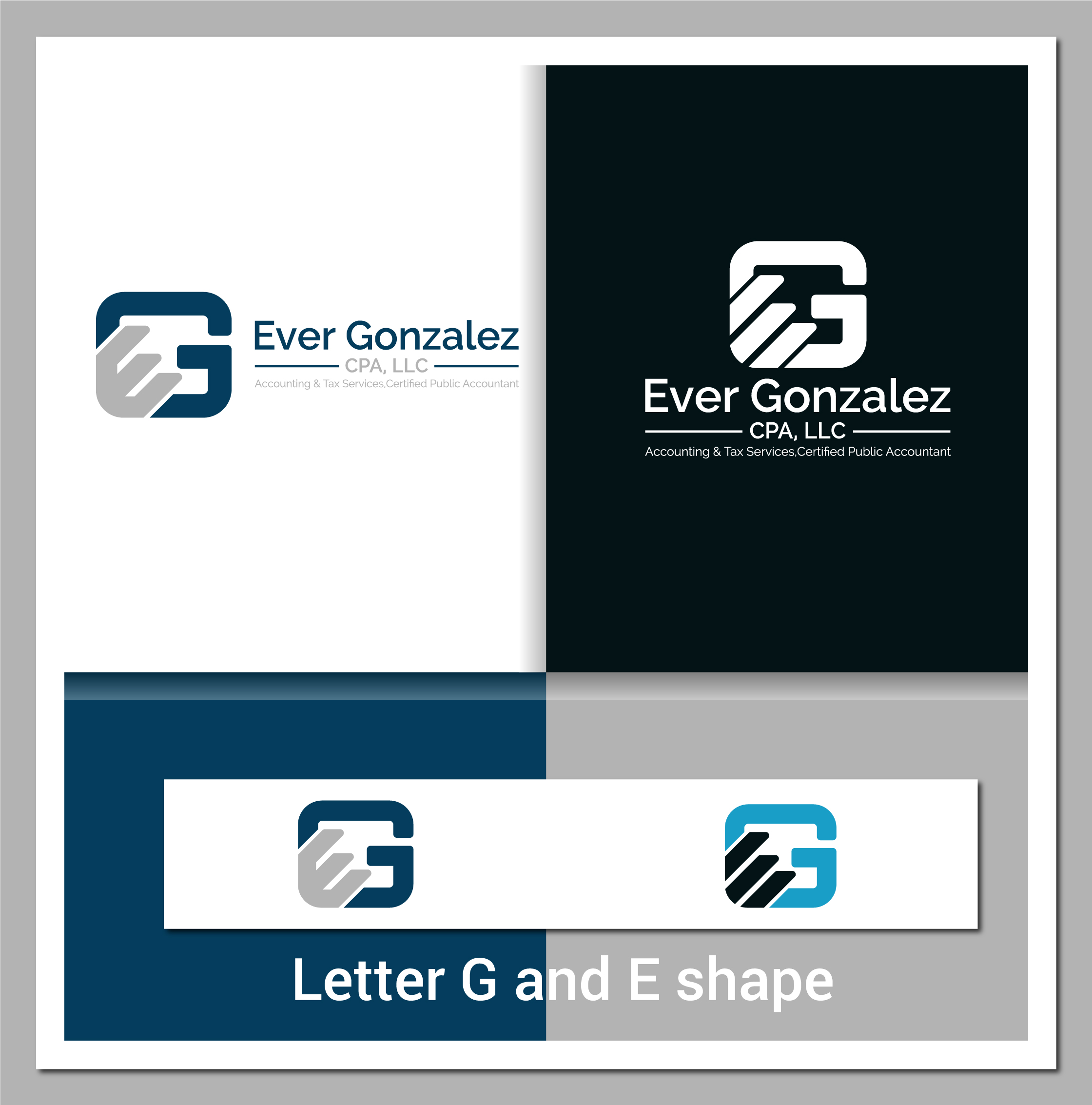 Logo Design by Rupok MT for Ever Gonzalez, CPA, LLC | Design #29215664