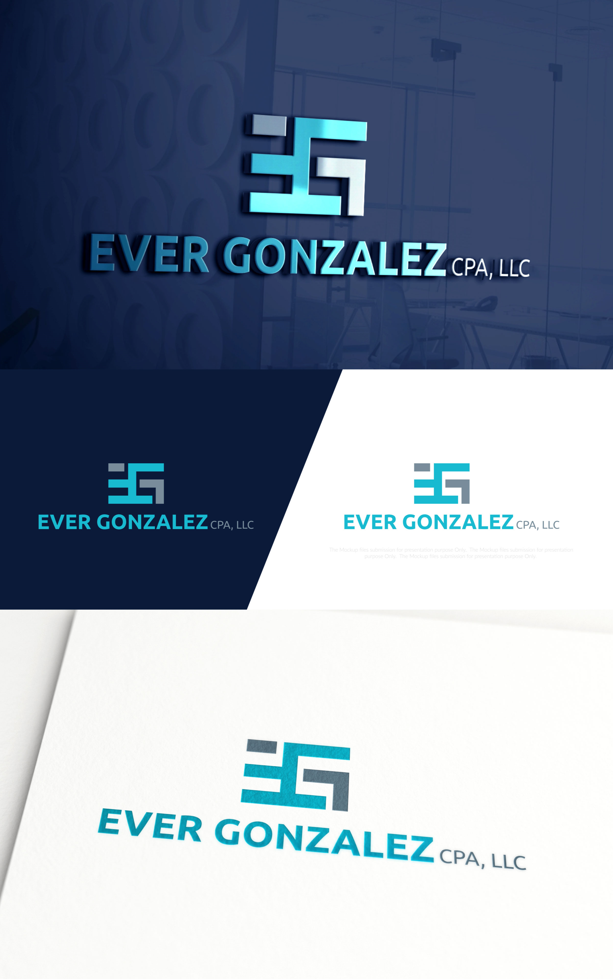 Diseño de Logo por UMBRA Designs para Ever Gonzalez, CPA, LLC | Diseño #29212242