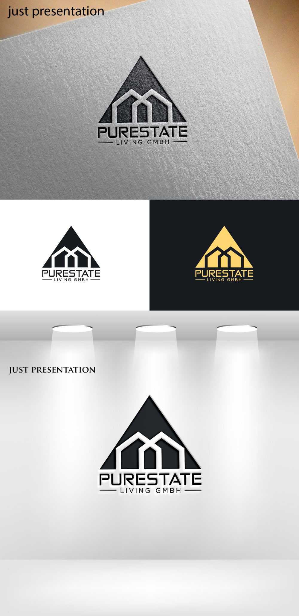 Logo Design by Mi Design1 for purestate living gmbh | Design #29212536