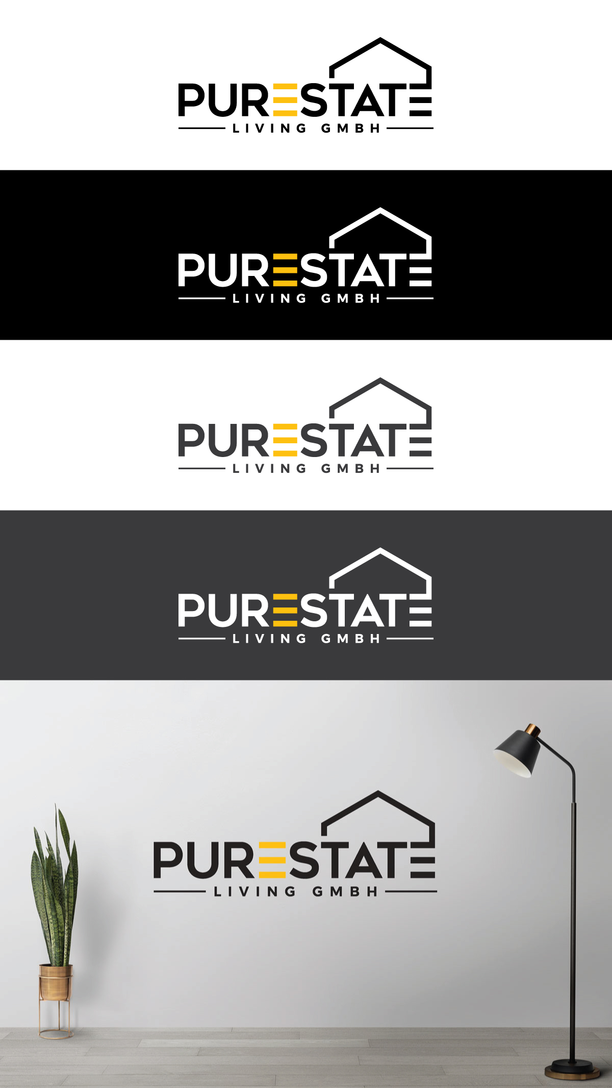 Logo Design by Shahbaz Studios for purestate living gmbh | Design #29218434