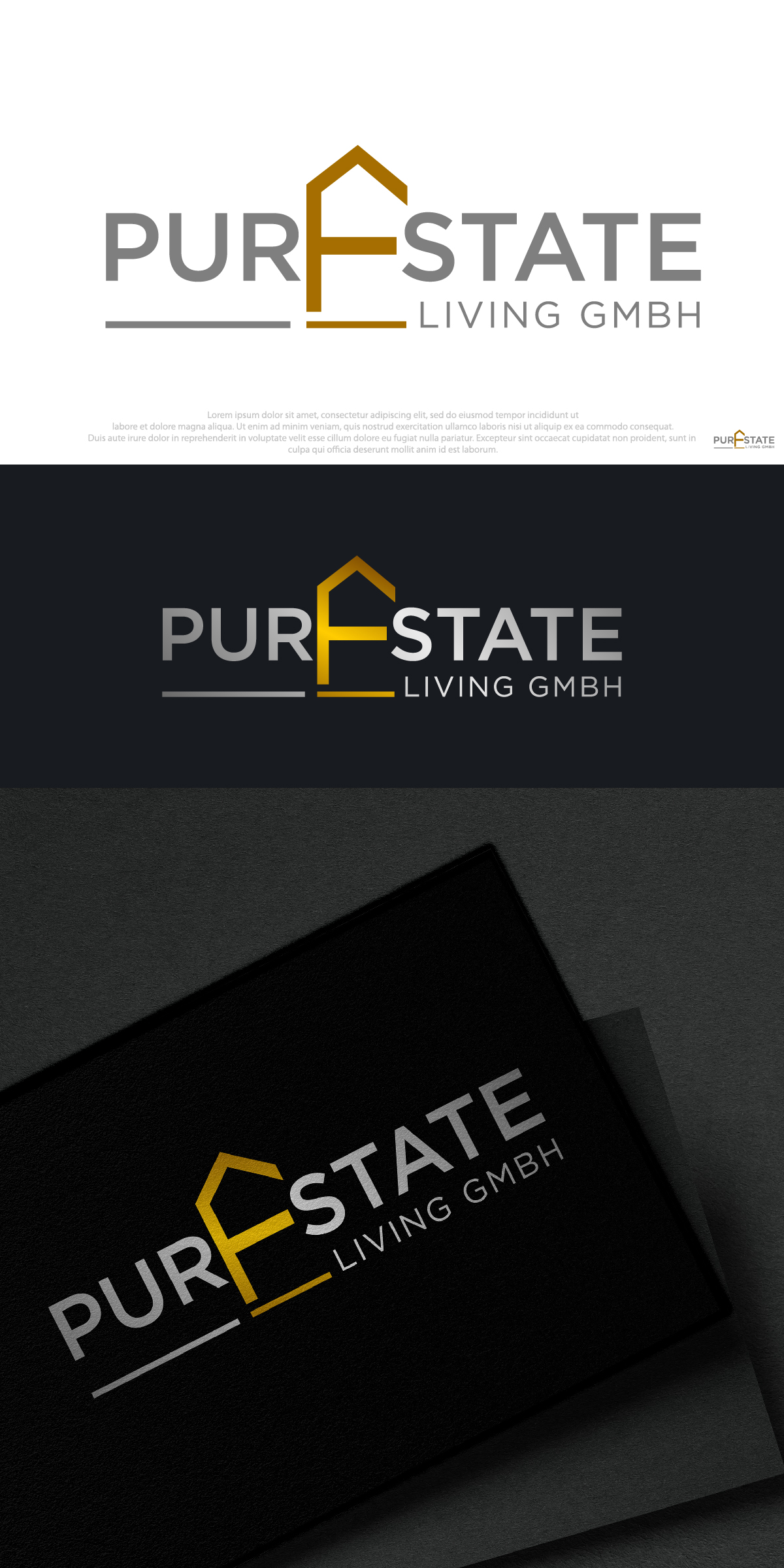 Logo Design by DesignLima for purestate living gmbh | Design #29215872