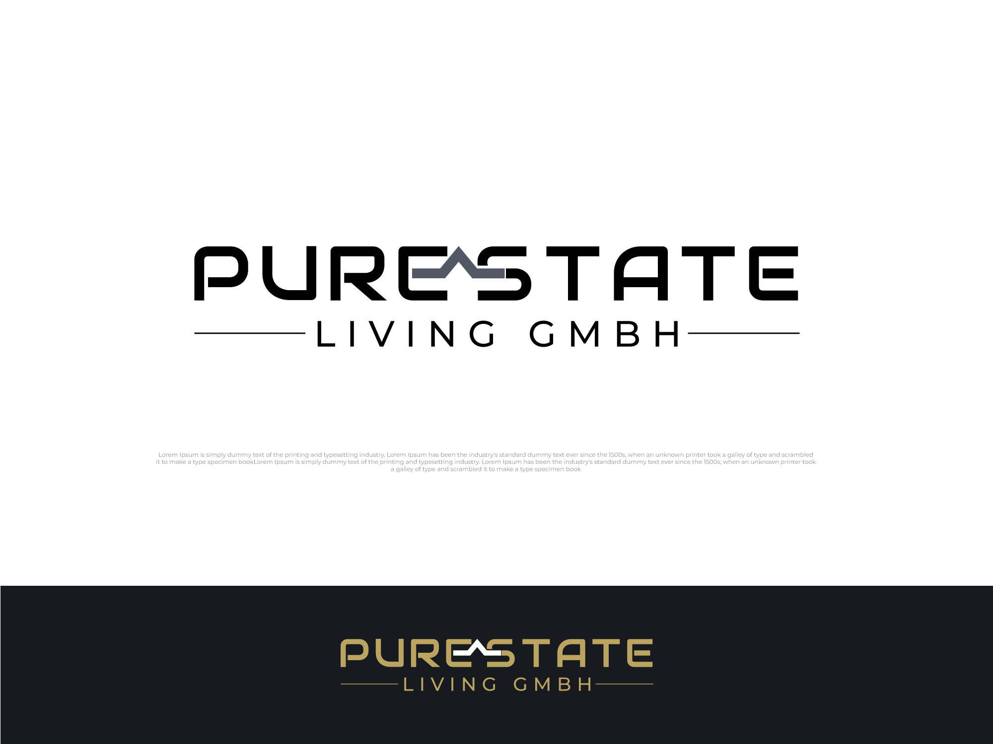Logo Design by Paras Bali for purestate living gmbh | Design #29251040