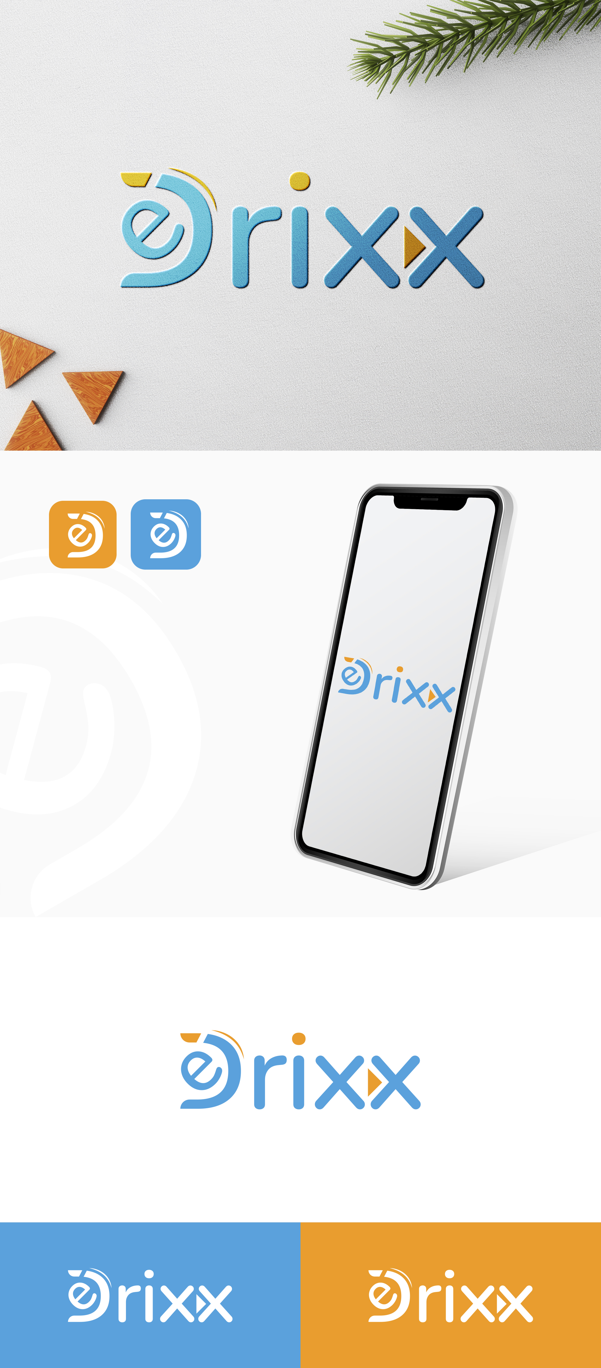 Logo Design by Design Athics for eDrixx GmbH | Design #29213012