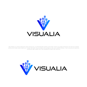 Visualia | Design de Logo par Ayub Zafar