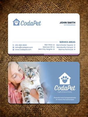 At Home Pet Euthanasia - business cards & brand stationary | Business Card Design by Sandaruwan