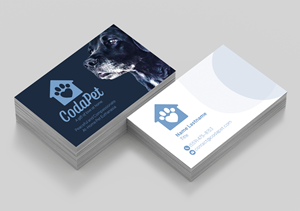 Business Card Design by MarkoE for CodaPet | Design #29216343