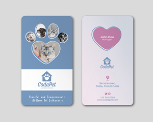 Diseño de Tarjeta de Presentación por Vishwa Basnayake para CodaPet | Diseño: #29216047