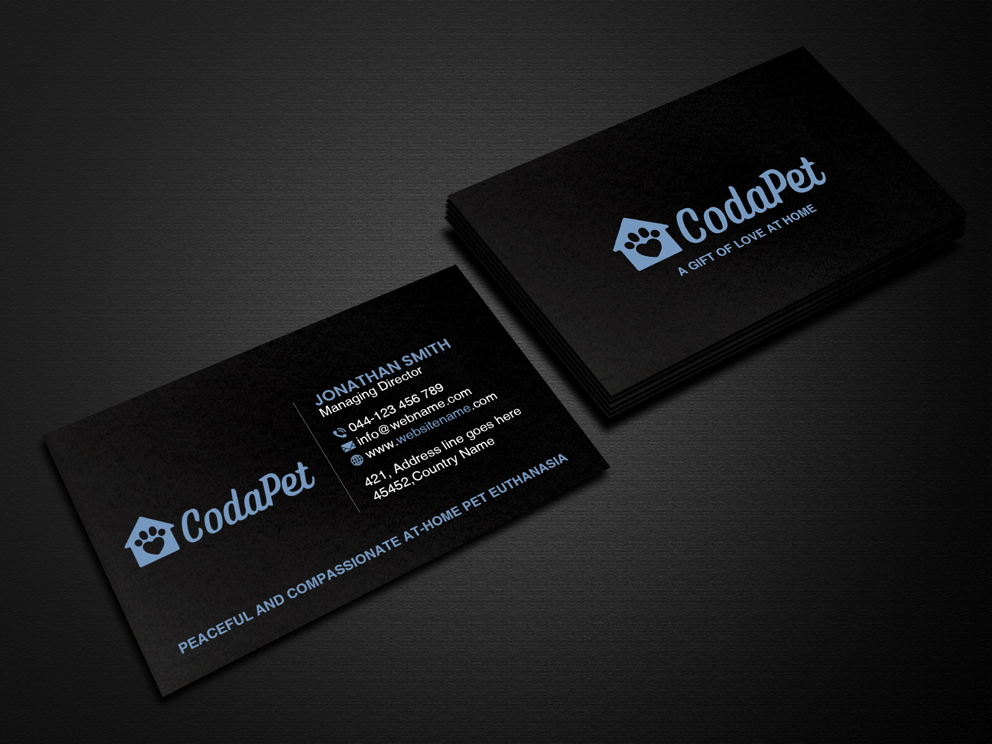Business Card Design by Creations Box 2015 for CodaPet | Design #29219595