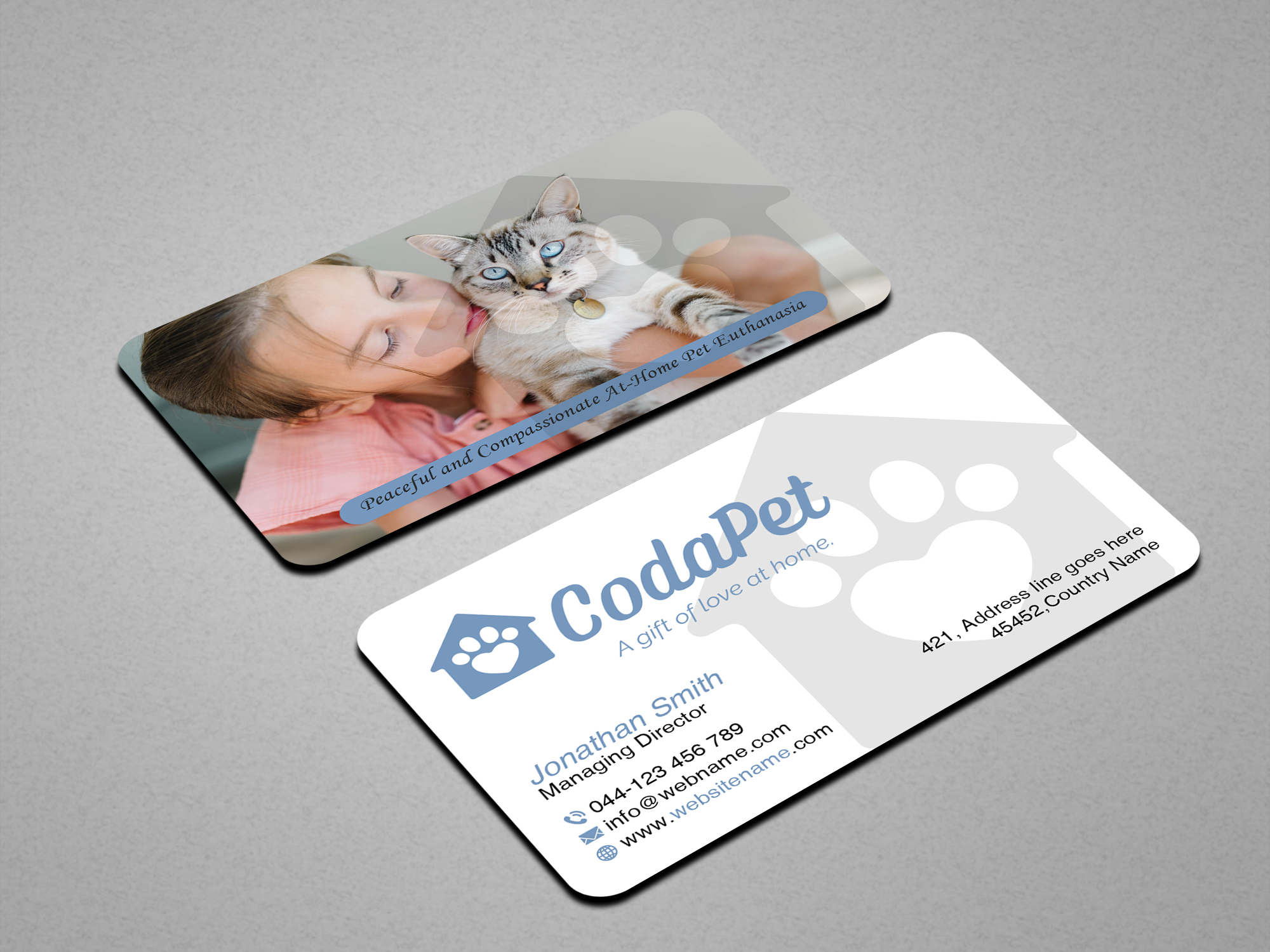 Business Card Design by Creations Box 2015 for CodaPet | Design #29219597