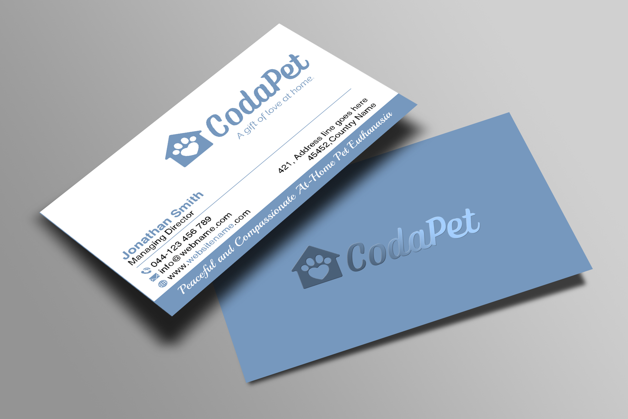 Business Card Design by Creations Box 2015 for CodaPet | Design #29219606