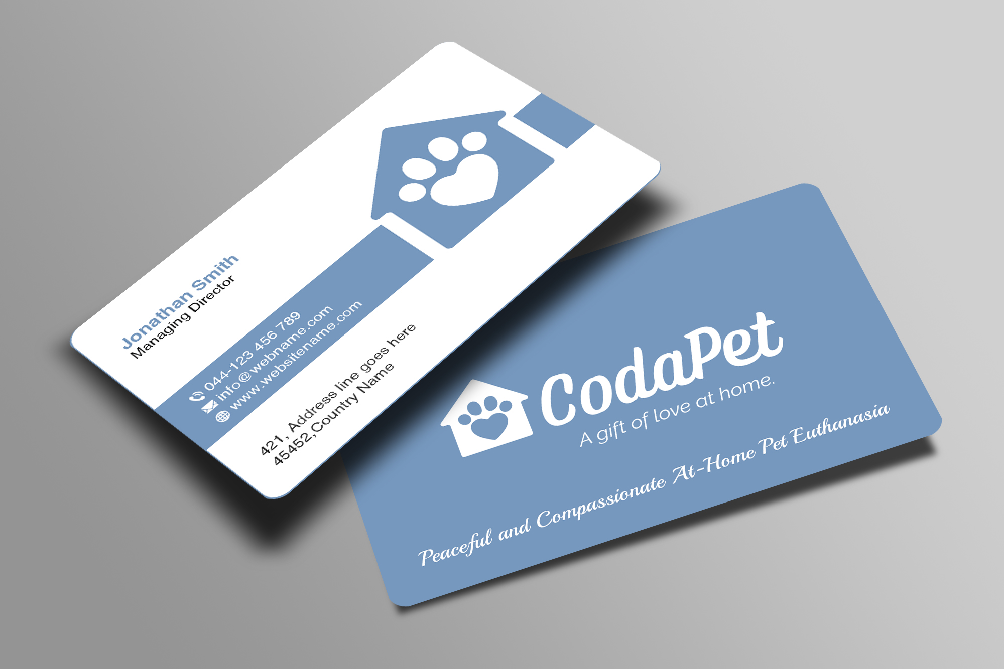 Business Card Design by Creations Box 2015 for CodaPet | Design #29219618