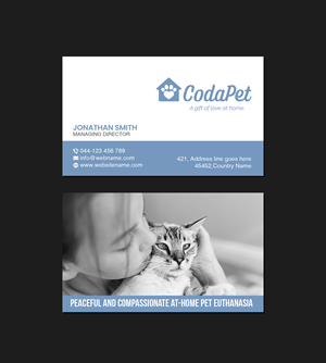 Business Card Design by Creations Box 2015 for CodaPet | Design: #29219619
