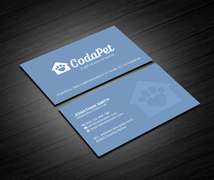 Business Card Design by Creations Box 2015 for CodaPet | Design: #29219626