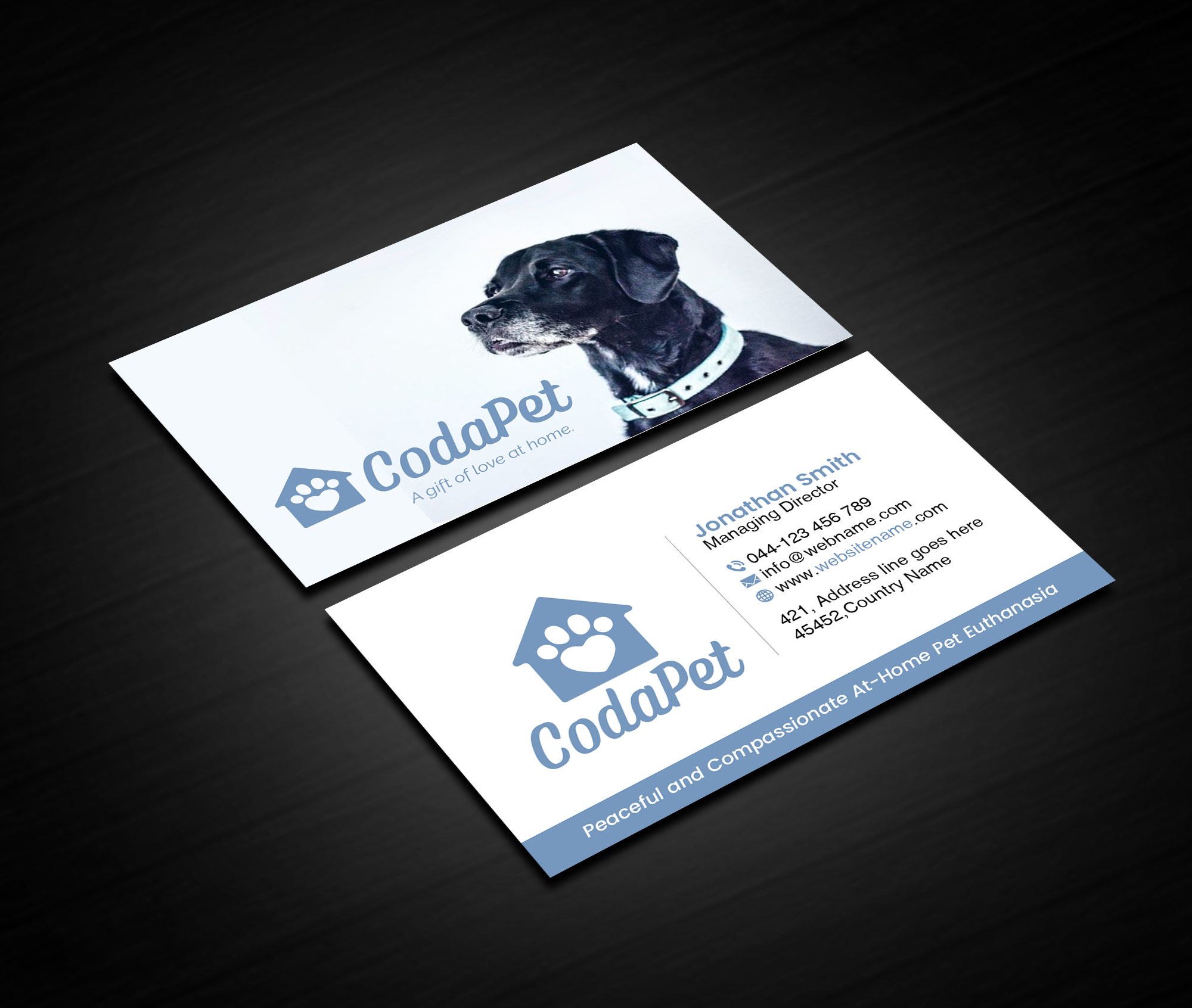 Business Card Design by Creations Box 2015 for CodaPet | Design #29224234