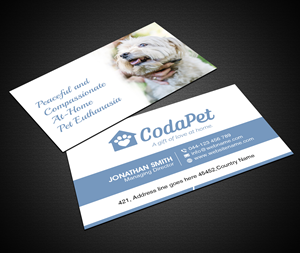Business Card Design by Creations Box 2015 for CodaPet | Design: #29224239