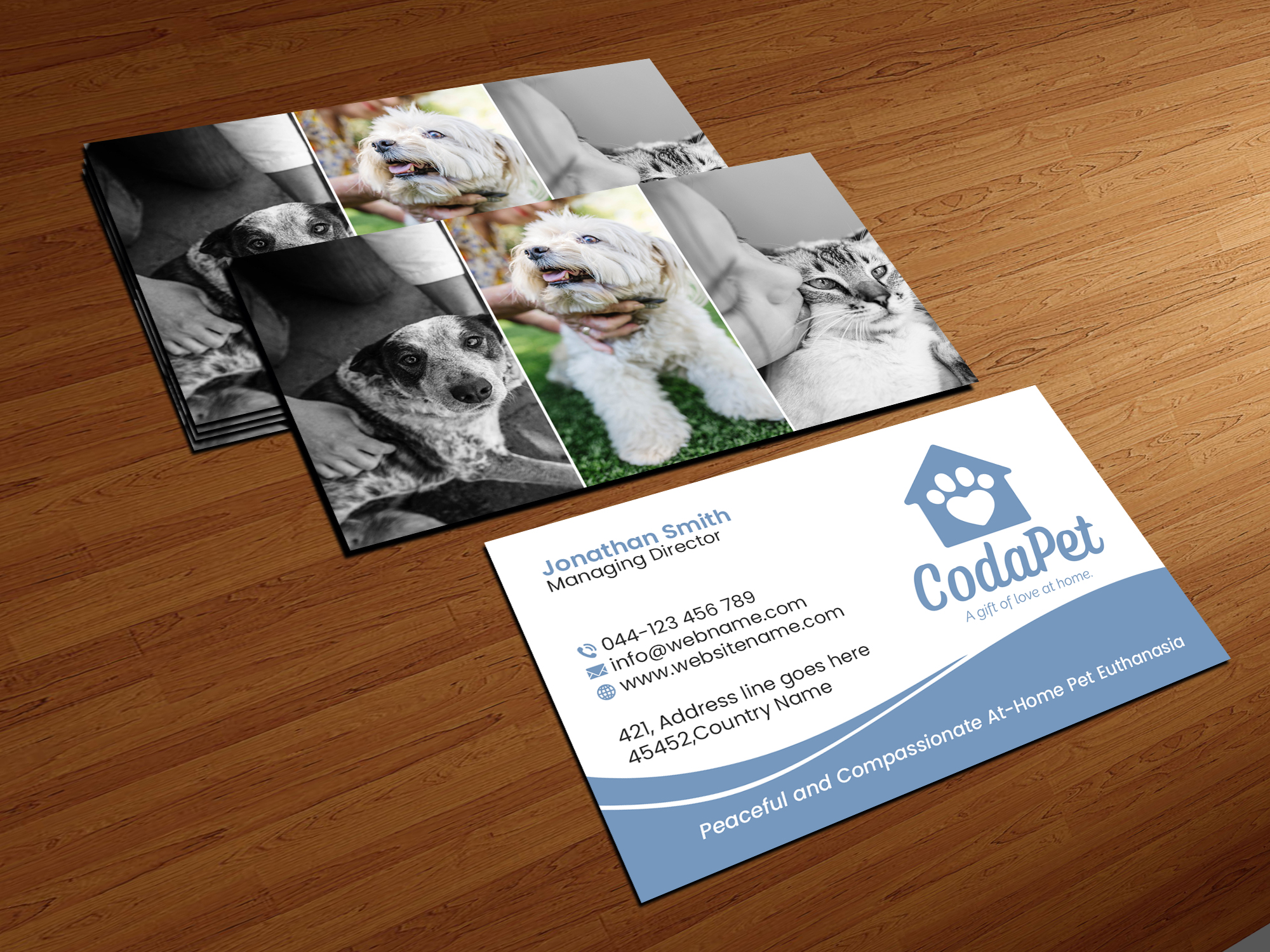Business Card Design by Creations Box 2015 for CodaPet | Design #29224240
