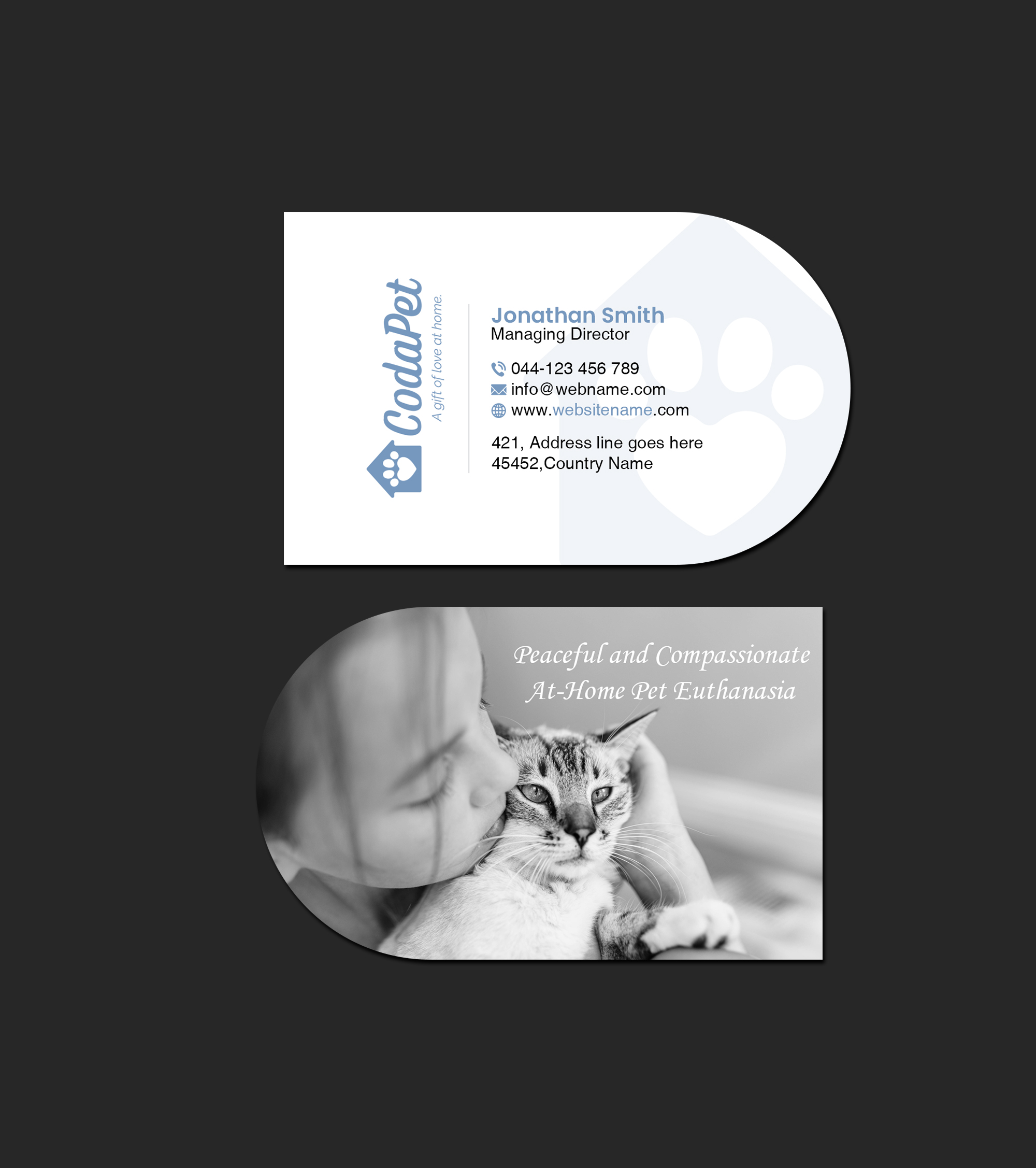 Business Card Design by Creations Box 2015 for CodaPet | Design #29224243