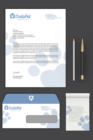 Diseño de Tarjeta de Presentación por CreativeGwen™ para CodaPet | Diseño: #29228157