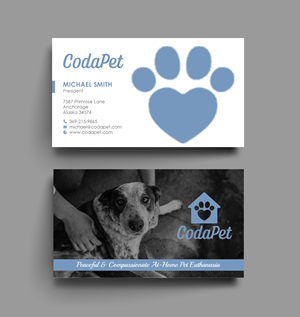 Business Card Design by chandrayaan.creative for CodaPet | Design: #29216367