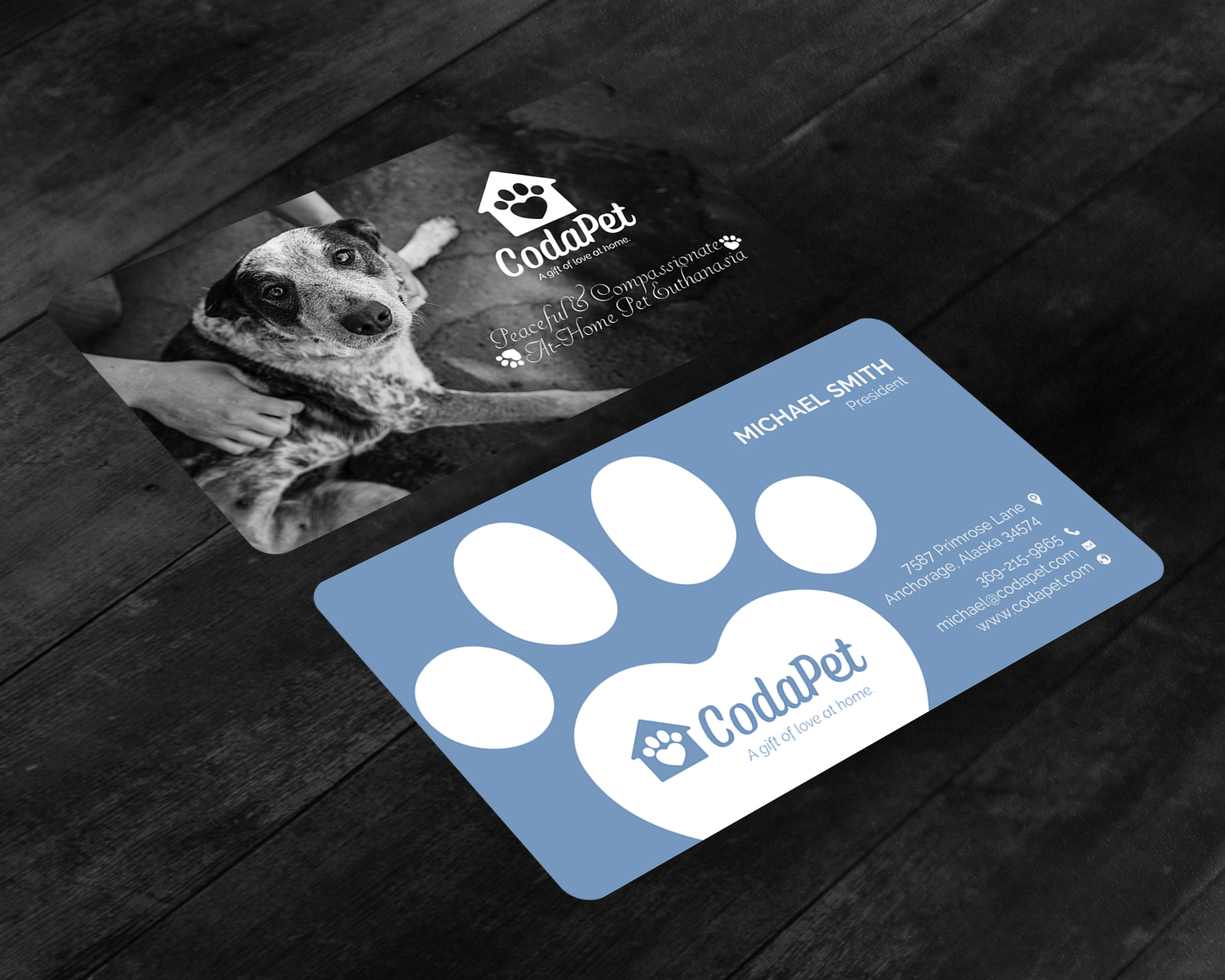 Visitenkarten-Design von chandrayaan.creative für CodaPet | Design #29224449