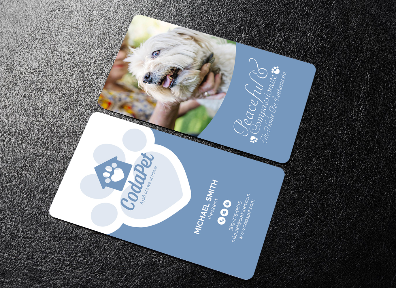 Business Card Design by chandrayaan.creative for CodaPet | Design #29224450