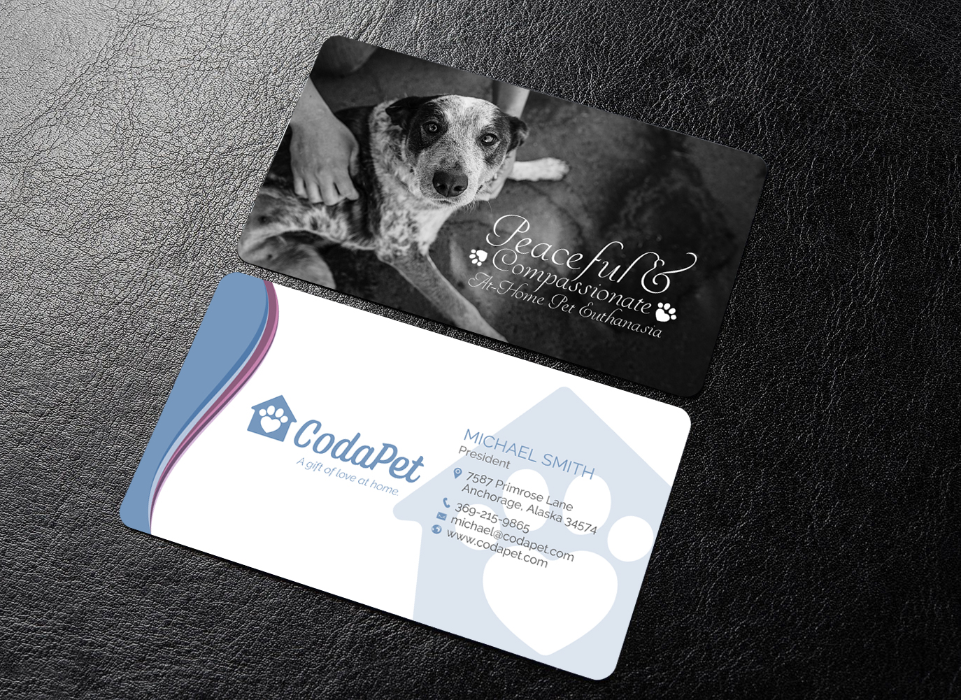 Business Card Design by chandrayaan.creative for CodaPet | Design #29224451
