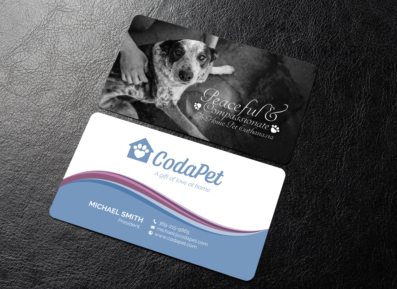 Diseño de Tarjeta de Presentación por chandrayaan.creative para CodaPet | Diseño #29224455
