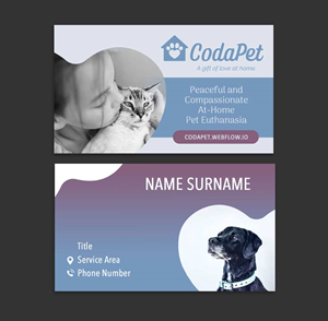 Diseño de Tarjeta de Presentación por DA. para CodaPet | Diseño: #29223209