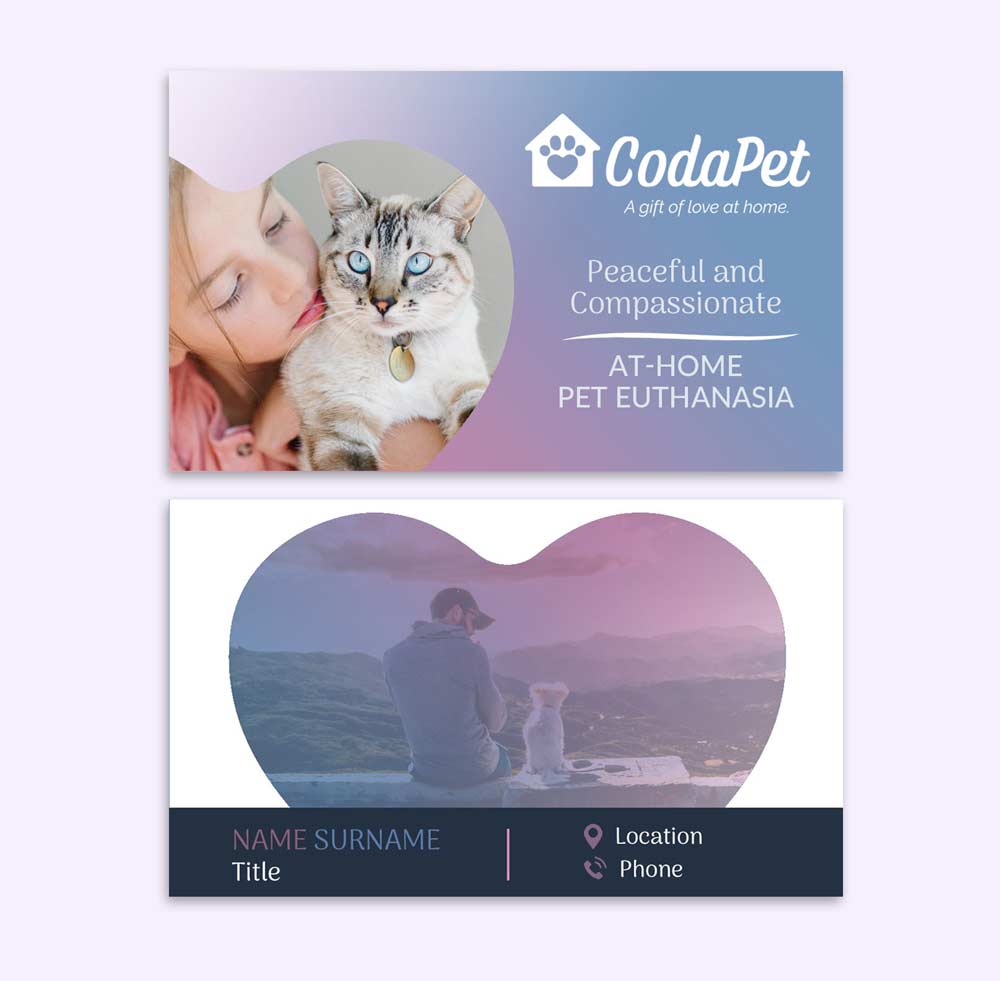 Business Card Design by DA. for CodaPet | Design #29223963