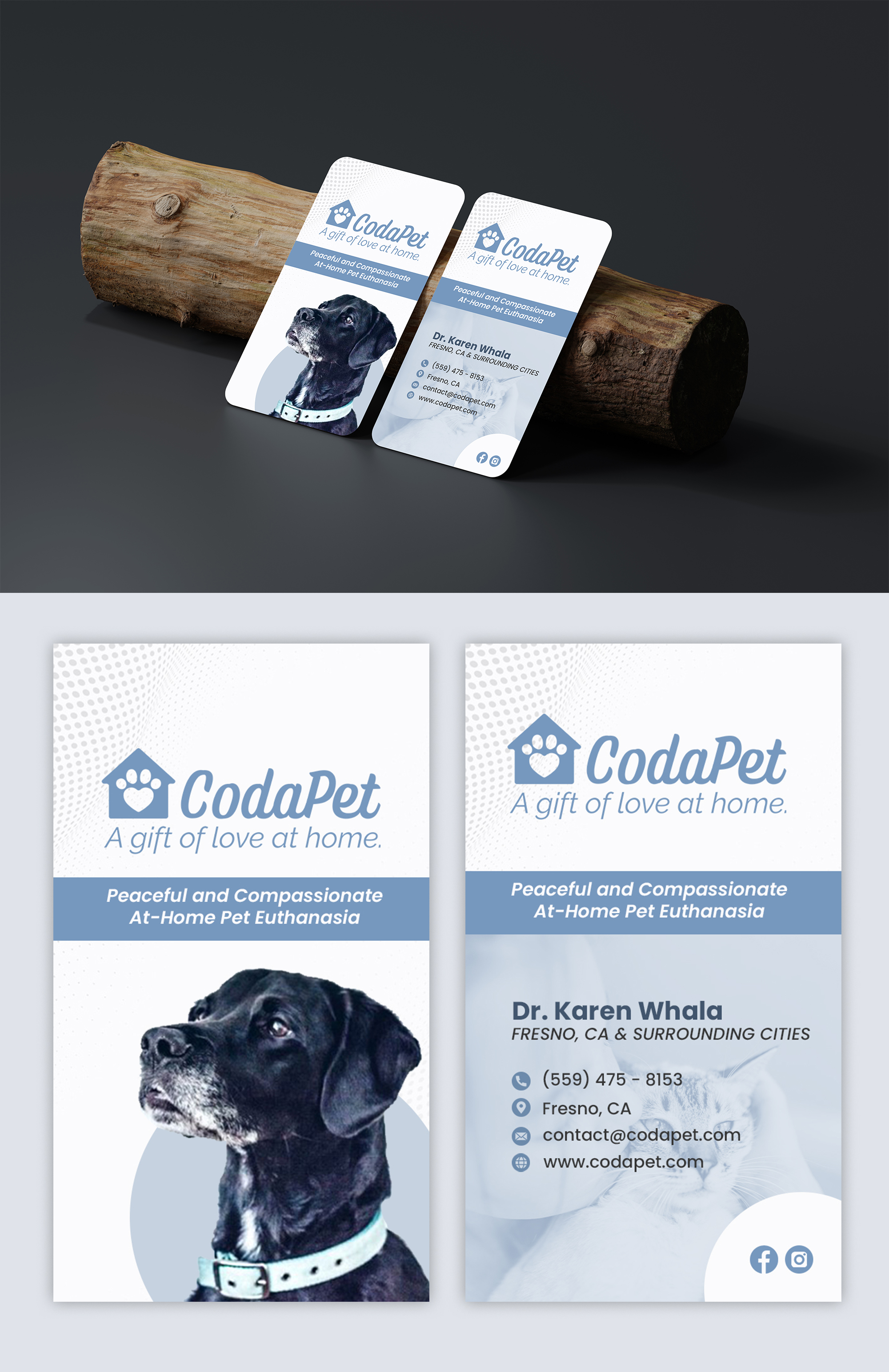 Business Card Design by ZeneFashions for CodaPet | Design #29223232