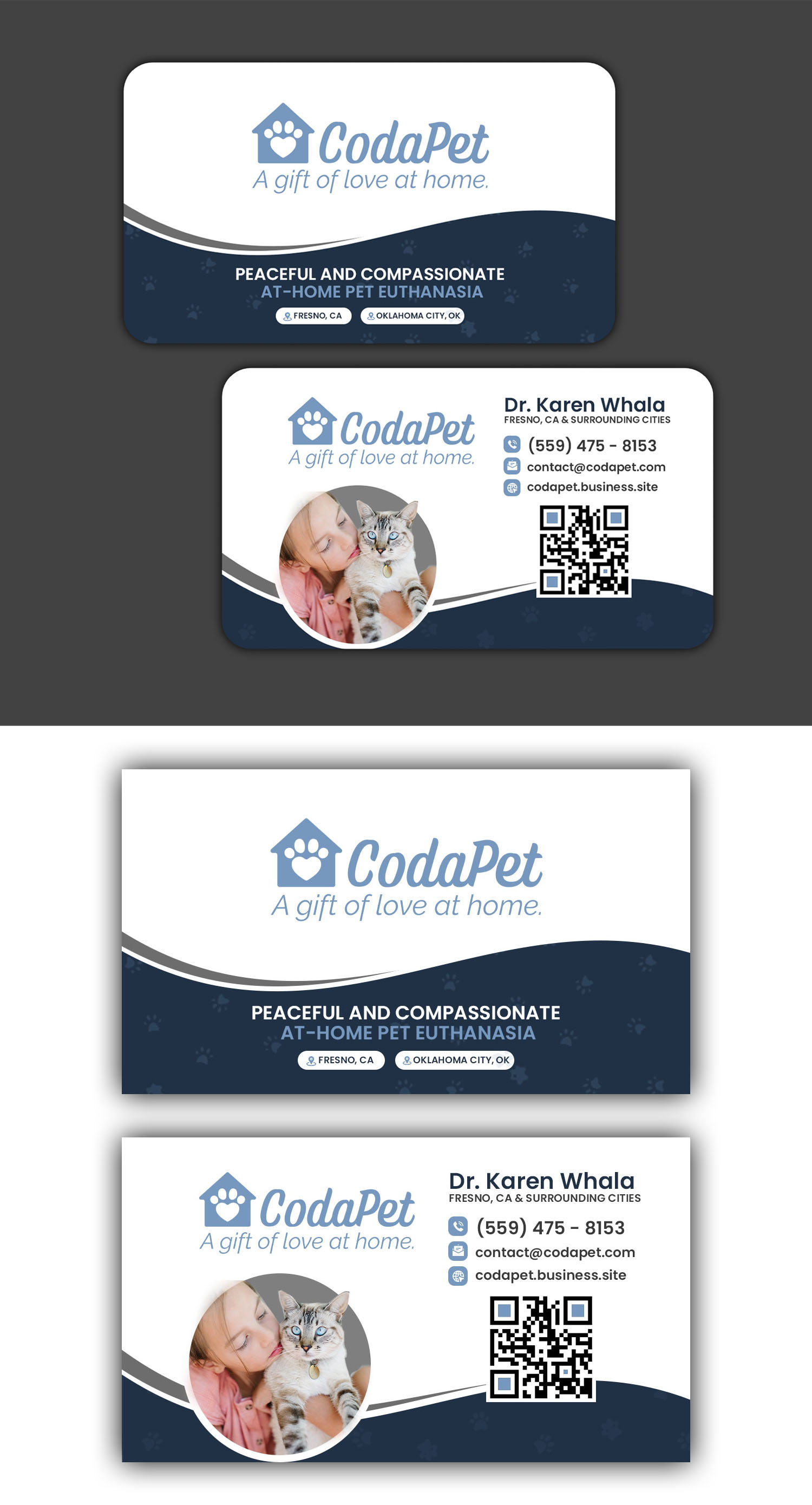 Business Card Design by ZeneFashions for CodaPet | Design: #29225176