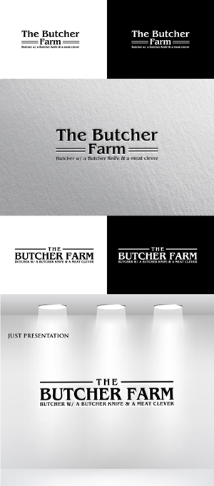 Logo-Design von Mi Design1 für the Butcher Farm | Design: #29214305