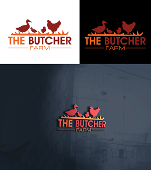 Logo Design by RA-bica for the Butcher Farm | Design: #29231901