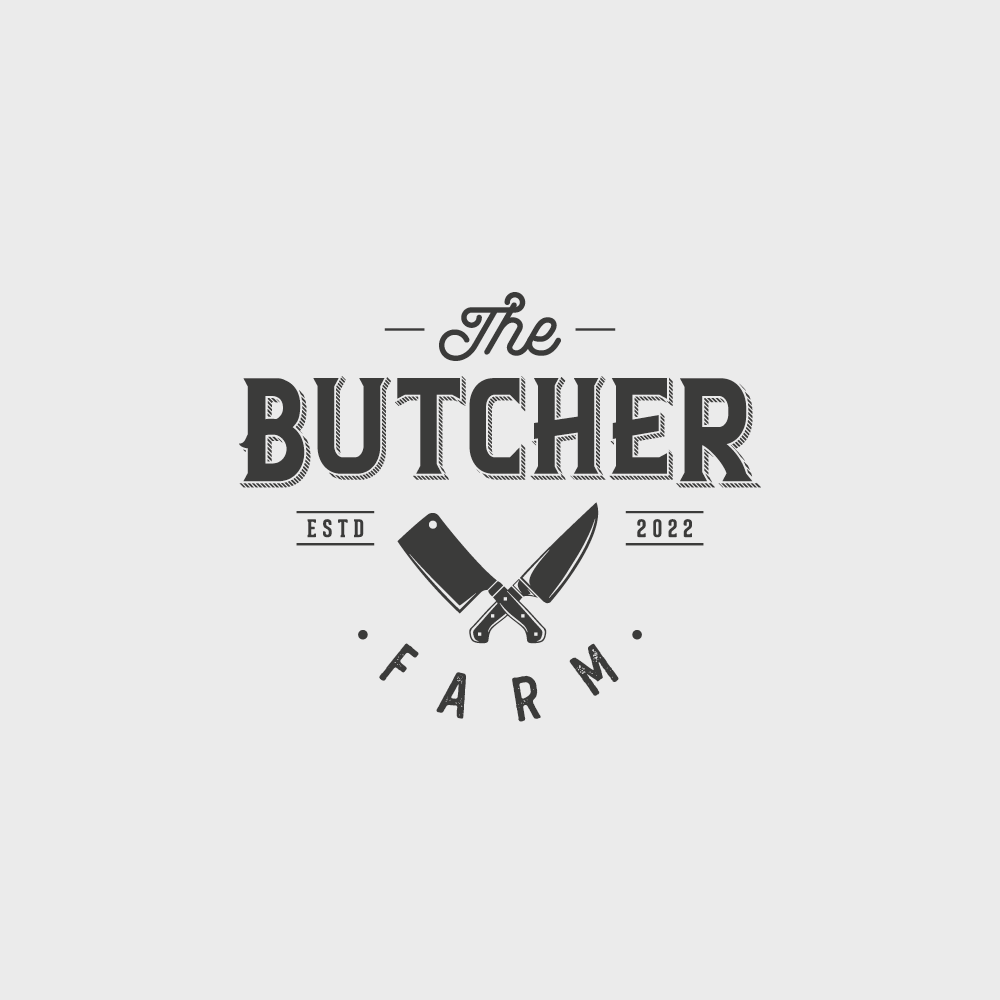 Logo Design by daniel462medina for the Butcher Farm | Design #29215638