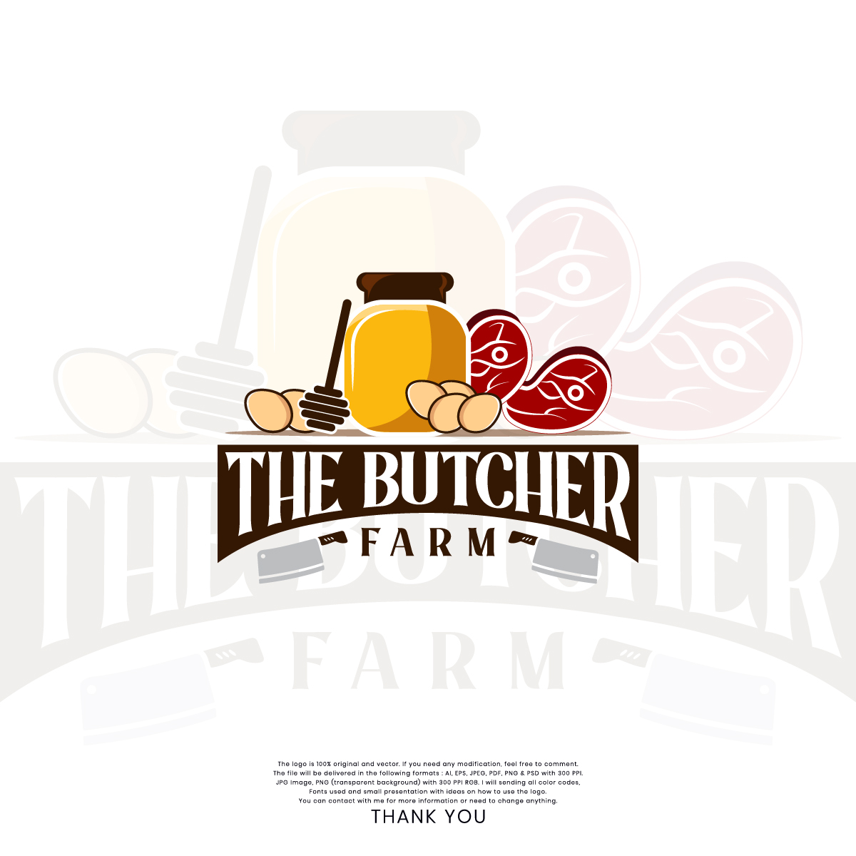 Diseño de Logo por The Silver Screen Studio para the Butcher Farm | Diseño #29213265